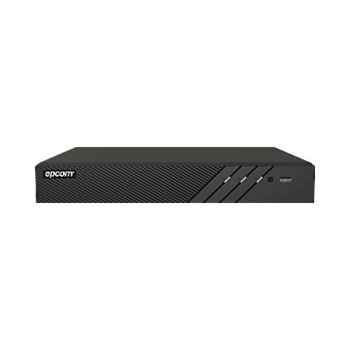 DVR 4 Canales 4K TURBOHD + 4 Canales IP / 8 Megapixel (4K) / Audio Bidireccional por Coaxitron / ACUSENSE  / 1 Bahía de Disco Duro / Salida de Video en Full HD / H.265+
