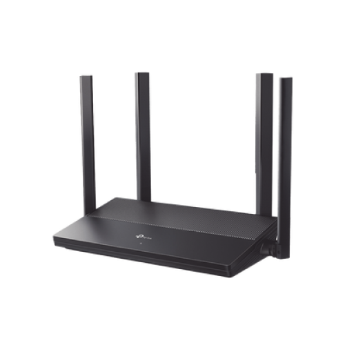 Router WiFi 6 AX 1500 Mbps / MU-MIMO 2X2 y OFDMA / 1 Puerto WAN Gigabit / 3 Puertos LAN Gigabit / Soporta IPV6 y TR-069 / 4 Antenas Beamforming / Seguridad WiFi WPA3