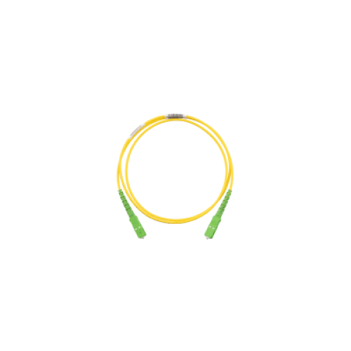 Jumper de Fibra Optica Monomodo 9/125 OS2, SC/APC-SC/APC Simplex, OFNR (Riser), Color Amarillo, 5 Metros (16.40 Pies) Jumper de Fibra Optica Monomodo 9/125 OS2, SC/APC-SC/APC Simplex, OFNR (Riser), Color Amarillo, 5 Metros (16.40 Pies)