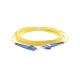 Jumper de Fibra Optica Monomodo 9/125 OS2, LC-LC Duplex, OFNR (Riser), Color Amarillo, 3 Metros (9.84 Pies)