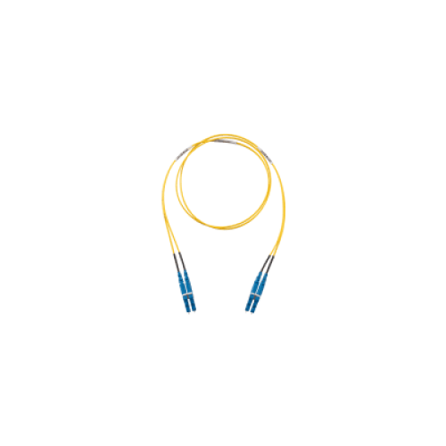 Jumper de Fibra Optica Monomodo 9/125 OS2, LC-LC Duplex, OFNR (Riser), Color Amarillo, 8 Metros (26.25 Pies)