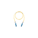 Jumper de Fibra Optica Monomodo 9/125 OS2, LC-LC Duplex, OFNR (Riser), Color Amarillo, 8 Metros (26.25 Pies)