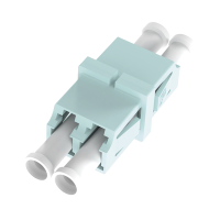 Módulo Acoplador LC Duplex, Para Fibra Multimodo, Color Aqua Módulo Acoplador LC Duplex, Para Fibra Multimodo, Color Aqua