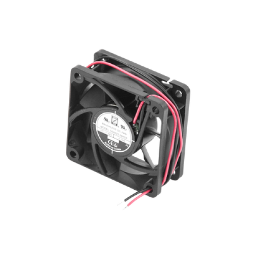 Ventilador Anticondensante Axial Cuadrado, 60x60x25 mm, 24 Vcc, 4500 RPM, 2.9 W, 0.12 A, Flujo de Aire de 25.0 CFM, Unión Sellada.