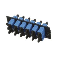 Placa Acopladora de Fibra Optica FAP, Con 6 Conectores SC Duplex (12 Fibras), Para Fibra Monomodo OS1/OS2, Color Azul Placa Acopladora de Fibra Optica FAP, Con 6 Conectores SC Duplex (12 Fibras), Para Fibra Monomodo OS1/OS2, Color Azul