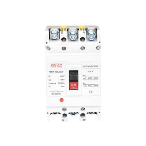 Protección Térmica/ Interruptor 3P, 100A, Corriente Alterna 690 V CA Trifásica. Protección Térmica/ Interruptor 3P, 100A, Corriente Alterna 690 V CA Trifásica.