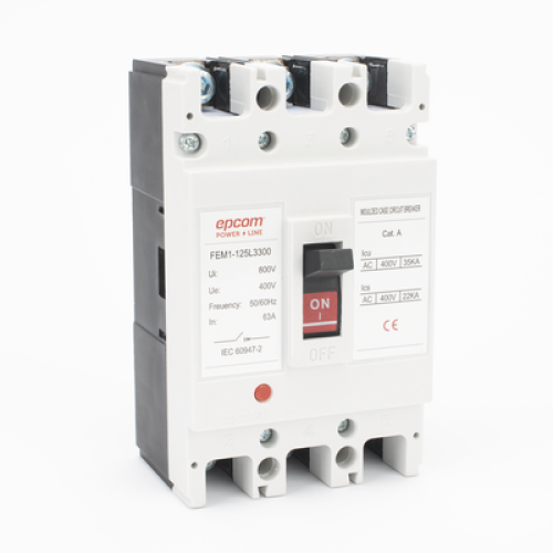 Protección Térmica/ Interruptor 3P, 100A, Corriente Alterna 690 V CA Trifásica. Protección Térmica/ Interruptor 3P, 100A, Corriente Alterna 690 V CA Trifásica.