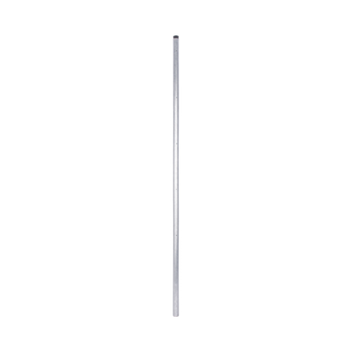 Poste de esquina fabricado en tubo galvanizado con 5 perforaciones para aisladores.