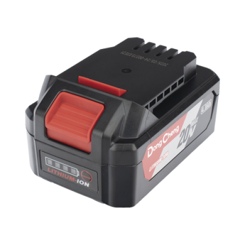 Batería de Litio 20V 4.0Ah / Indicador LED de Carga / Diseño Deslizable / Compatible con Herramientas DONGCHENG 20V