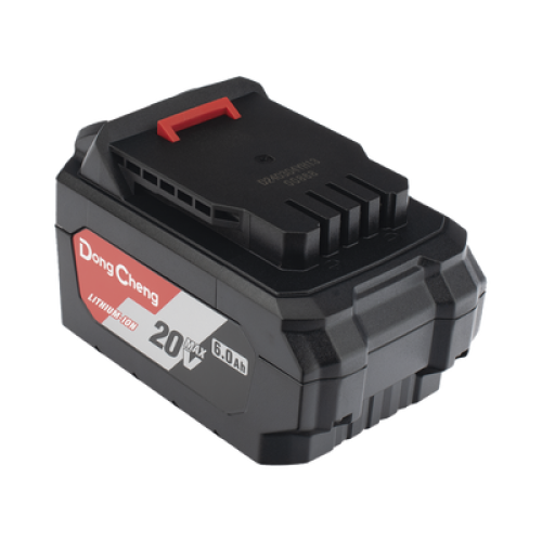 Batería de Litio 20V 6.0Ah / Indicador LED de Carga / Carcasa Reforzada / Compatible con Herramientas DONGCHENG 20V