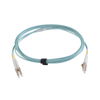 Jumper de Fibra Óptica Multimodo 50/125 XGLO OM4, LC-LC Duplex, OFNR, Color Aqua, 7 Metros (22.97 Pies)