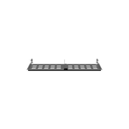Organizador de Holgura para Cable de Fibra Óptica, Uso con Paneles HD Flex de 1 UR, Color Negro