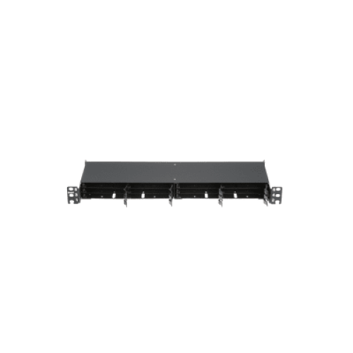 Panel de Distribución de Fibra Óptica, Acepta 12 Cassettes HD Flex en 6 Espacios, Hasta 144 Fibras, 1 UR