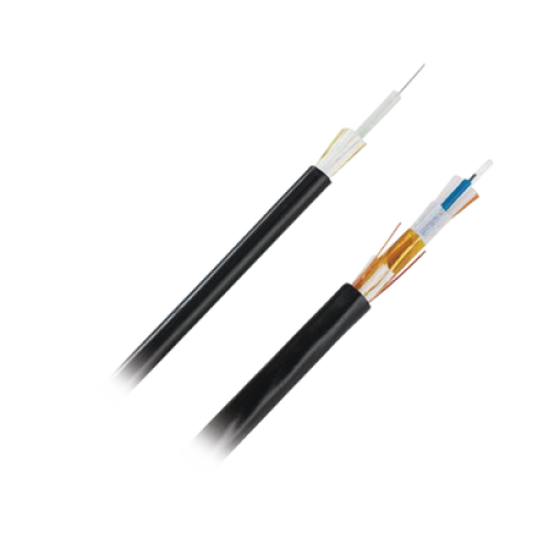 Cable de Fibra Óptica de 6 Hilos, Multimodo OM4 50/125 Optimizada, Interior/Exterior, Loose Tube 250um, No Conductiva (Dieléctrica), OFNR (Riser), Precio Por Metro