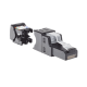 Plug RJ45 UTP, Instalación Recta, Terminación en Campo Certificable, Compatible con Cat5e, Cat6 y Cat6A, Color Negro