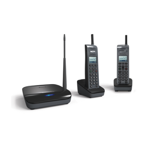 Sistema Telefónico Inalámbrico SIP de Largo Alcance, Incluye Base y Dos Teléfonos Inalámbricos, Soporta 10 Cuentas SIP, Hasta 4 Llamadas Simultaneas, Sistema Telefónico Inalámbrico SIP de Largo Alcance, Incluye Base y Dos Teléfonos Inalámbricos, Soporta 10 Cuentas SIP, Hasta 4 Llamadas Simultaneas,