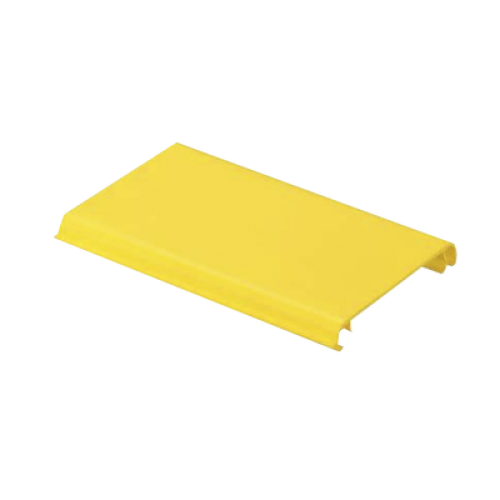 Tapa Con Bisagra a Presión Para Canaleta FiberRunner™ FR4X4YL6, de PVC Rígido, Color Amarillo, 1.8 m de Largo Tapa Con Bisagra a Presión Para Canaleta FiberRunner™ FR4X4YL6, de PVC Rígido, Color Amarillo, 1.8 m de Largo