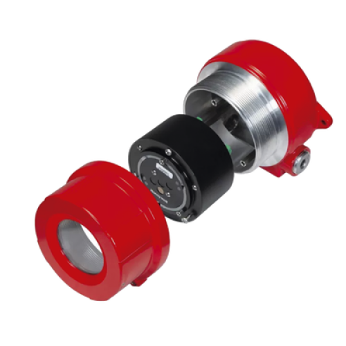 Detector De Flama Industrial Avanzado Multi-Espectro, Triple Infrarrojo (IR3), Visión 90º, Sensibilidad Variable 15 - 60m, Entradas 3/4