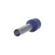 Ferrule Aislado PAN-TERM para Cable 14 AWG, Largo 12mm, DIN Color Azul. Paquete 500 Piezas