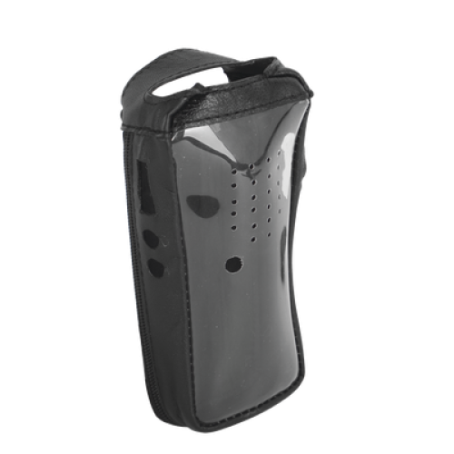 Funda Reforzada de Piel con visor frontal transparente en TK-2202, TK-2212, TK-2302, TK-2402, NX-240, TKD-240.
