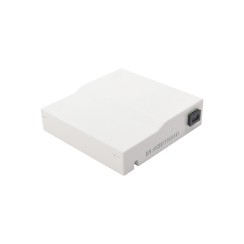 Caja Terminal de Fibra Óptica (Roseta) con un Acoplador SC/APC, Color Blanco
