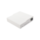 Caja Terminal de Fibra Óptica (Roseta) con un Acoplador SC/APC, Color Blanco