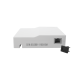Caja Terminal de Fibra Óptica (Roseta) con un Acoplador SC/APC, Color Blanco