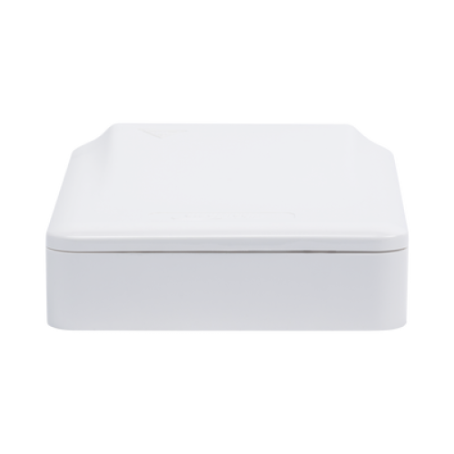 Caja Terminal de Fibra Óptica (Roseta) con 2 Acopladores SC/APC, Blanca