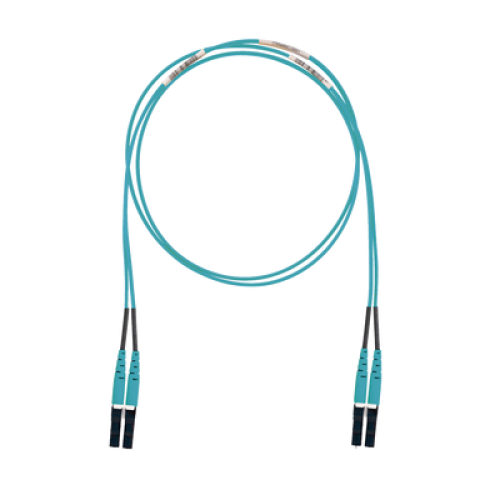 Jumper de Fibra Optica Multimodo 50/125 OM3, LC-LC Duplex, LSZH (Cero Halógenos), Color Aqua, 3 Metros (9.84 Pies) Jumper de Fibra Optica Multimodo 50/125 OM3, LC-LC Duplex, LSZH (Cero Halógenos), Color Aqua, 3 Metros (9.84 Pies)