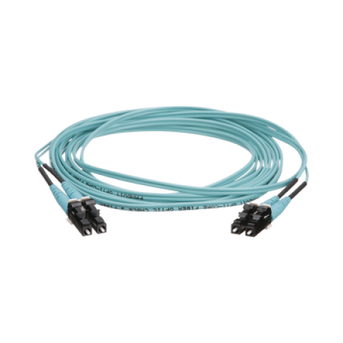 Jumper de Fibra Optica Multimodo 50/125 OM4, LC-LC Duplex, OFNR (Riser), Color Aqua, 10 Metros (32.81 Pies) Jumper de Fibra Optica Multimodo 50/125 OM4, LC-LC Duplex, OFNR (Riser), Color Aqua, 10 Metros (32.81 Pies)