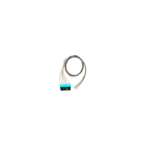Kit de 12 Pigtails con Conector LC, Multimodo 50/125 OM4, 900um, de 1 Metro (3.28 Pies)