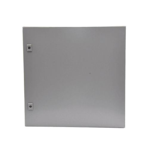 Gabinete de Acero, Nema 4 -IP 66 de 60 x 60 x 25 cm con Platina y certificado UL.