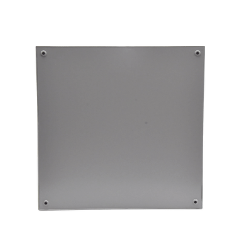 Gabinete de Acero, Nema 4 -IP 66 de 60 x 60 x 25 cm con Platina y certificado UL.