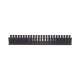 Canaleta Ranurada de PVC sin Tapa, Tipo G, 108 mm de Ancho, 104.1 mm de Alto y 1828.8 mm de Largo, Color Negro