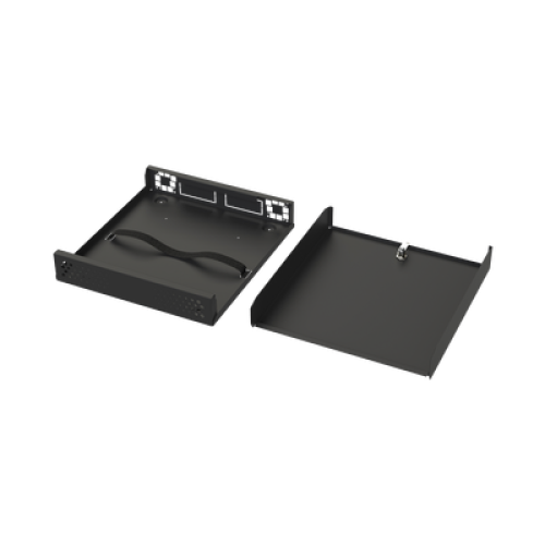 Gabinete Metálico de Seguridad para DVR/NVR, Ancho 396 mm x 78 mm de Alto x 