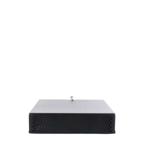 Gabinete Metálico para DVR/NVR. Tamaño Max. de DVR/NVR: 445 x 88 x 400mm (An.xAl.xProf.). Compatible con Fuente SLIM.
