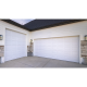 Puerta de Garage de alta calidad, Color blanco 8X8 pies,  AISLADA, Estilo Americana , CUADRO CORTO.