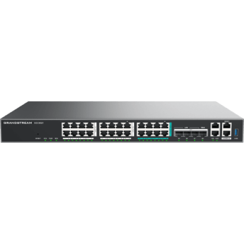 Router Todo-en-Uno GCC6021 con PBX de 50 Extensiones + Firewall + VPN + Switch de 16 Puertos GbE + 4x SFP+ 10 GbE y 8x 2.5 GbE / Gestión en la Nube con GDMS Router Todo-en-Uno GCC6021 con PBX de 50 Extensiones + Firewall + VPN + Switch de 16 Puertos GbE + 4x SFP+ 10 GbE y 8x 2.5 GbE / Gestión en la Nube con GDMS