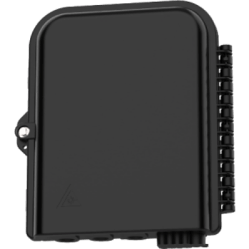 Cierre de Empalme para 24 fusiones de fibra óptica, Interior/Exterior, con 8 acopladores SC/APC y splitter 1x8 SC/APC Incluido, IP65, 3 Puertos para Fibra Troncal o Distribución