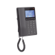 Teléfono IP Hotelero con pantalla LCD a color, 2 líneas SIP con 2 cuentas, codec Opus, IPV4/IPV6, color negro, con gestión en la nube GDMS