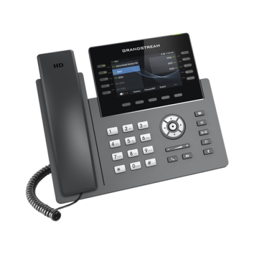Teléfono IP Wi-Fi, Grado Operador, 10 líneas SIP con 5 cuentas, pantalla a color 4.3