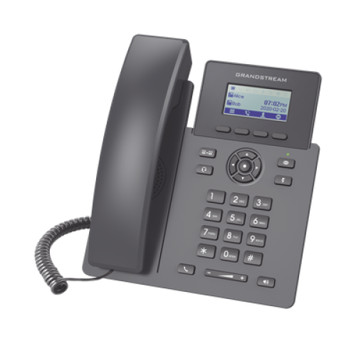 Teléfono IP Grado Operador, 2 líneas SIP con 2 cuentas, PoE, codec Opus, IPV4/IPV6 con gestión en la nube GDMS