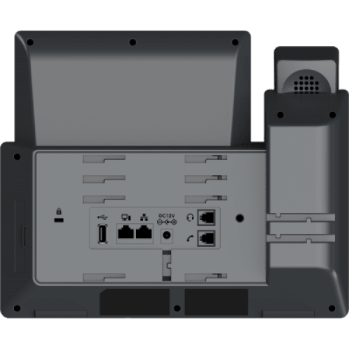Teléfono IP Wi-Fi, Grado Operador, 12 líneas SIP con 6 cuentas, pantalla táctil  7