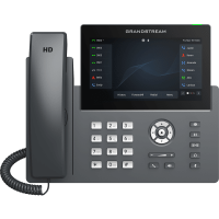 Teléfono IP Wi-Fi, Grado Operador, 12 líneas SIP con 6 cuentas, pantalla táctil  7