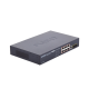 Switch Administrable Capa 2, 8 Puertos PoE 802.3af/at Gigabit, 140 W Max, 2 Puertos SFP, Modo Extendido Hasta 250 m, Soporta Administración en Nube CloudNMS ( HW Rev. 3.0 en Adelante). 