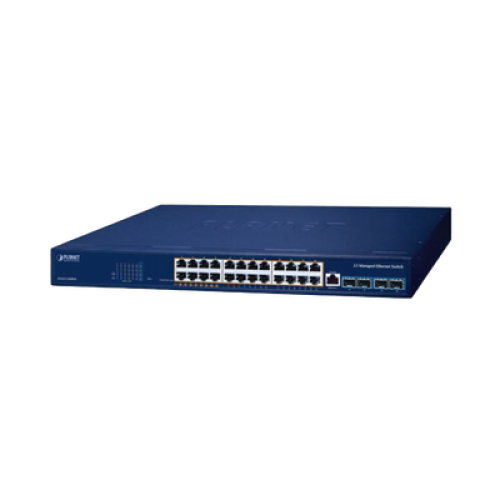 Switch PoE Administrable Capa 3, 24 Puertos Gigabit, Hasta 480 W, 8 Puertos 802.3bt, 16 Puertos 802.3at, 4 Puertos SFP 10G