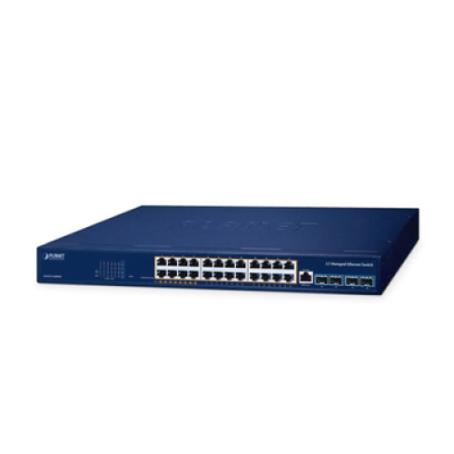 Switch PoE Administrable Capa 3, 24 Puertos Gigabit, Hasta 480 W, 8 Puertos 802.3bt, 16 Puertos 802.3at, 4 Puertos SFP 10G