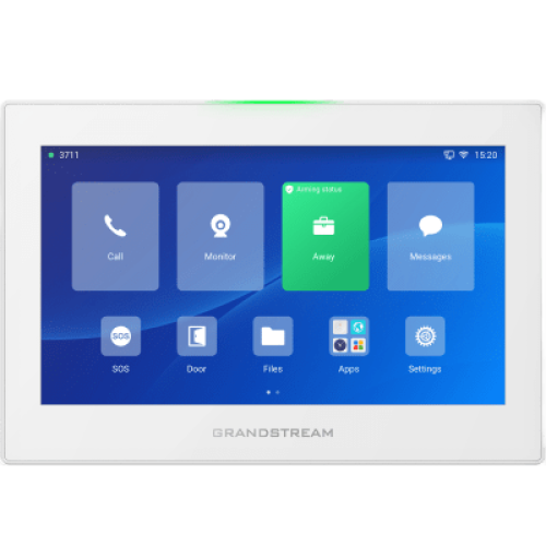 Estación de Intercomunicación SIP con Wi-Fi 6, Bluetooth y Control Total para Agendamiento de Salas y Edificios Inteligentes (Color Blanco)