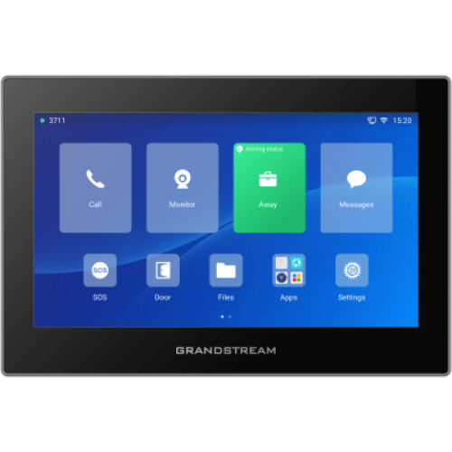 Estación de Intercomunicación SIP con Wi-Fi 6, Bluetooth y Control Total para Agendamiento de Salas y Edificios Inteligentes (Color Negro)