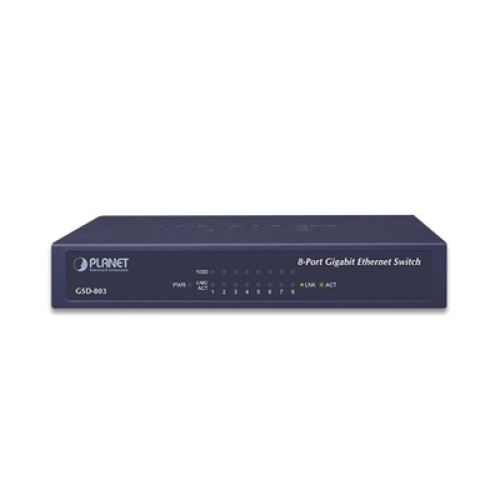 Switch de Escritorio No Administrable, 8 Puertos Gigabit 10/100/1000 Mbps, Tecnología de Ahorro de Energía de Hasta un 40% Switch de Escritorio No Administrable, 8 Puertos Gigabit 10/100/1000 Mbps, Tecnología de Ahorro de Energía de Hasta un 40%